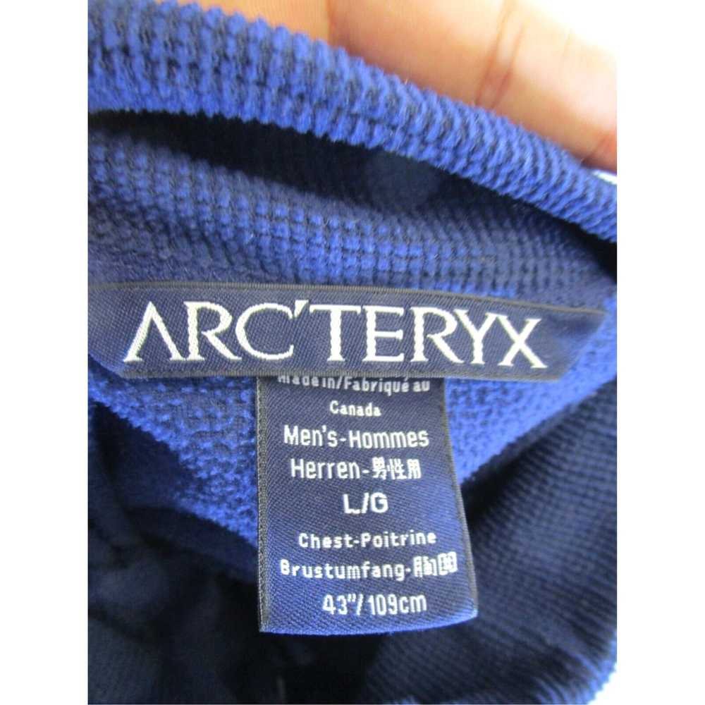 Arc'Teryx Navy Blue Mens Large Quarter Zip Pullov… - image 7