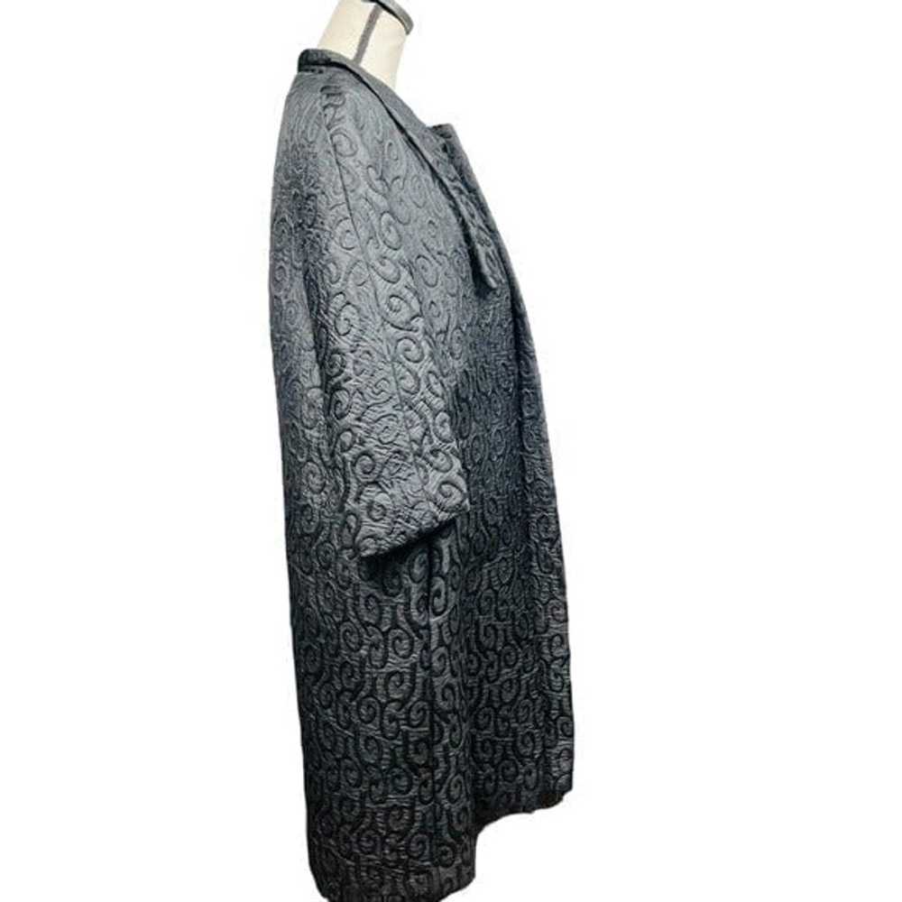 Embroided vintage dress coat - image 2