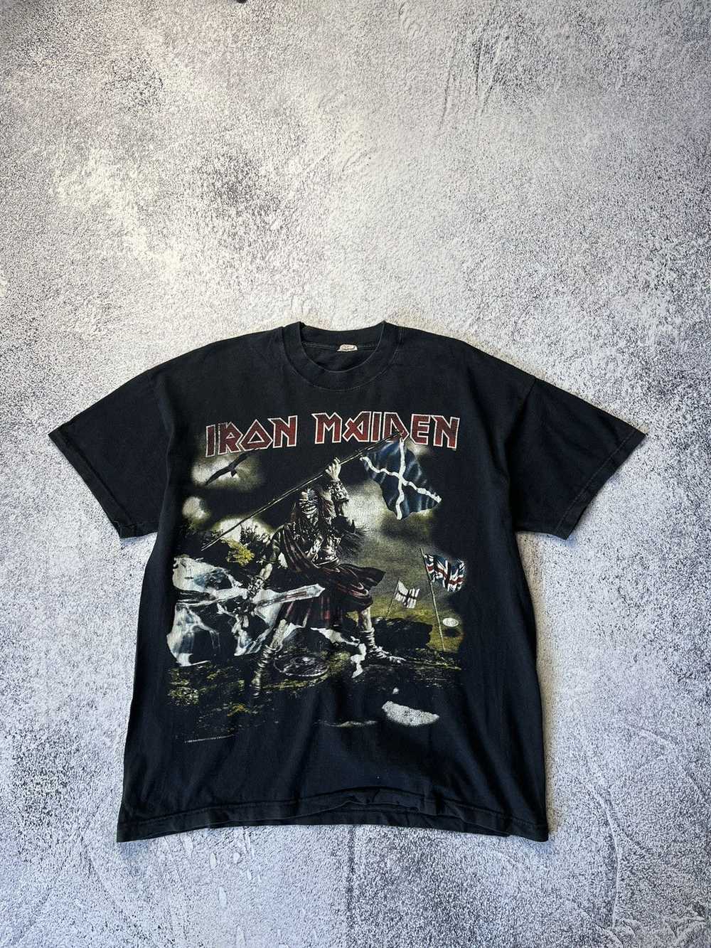 Band Tees × Iron Maiden × Vintage Rare Iron Maide… - image 1