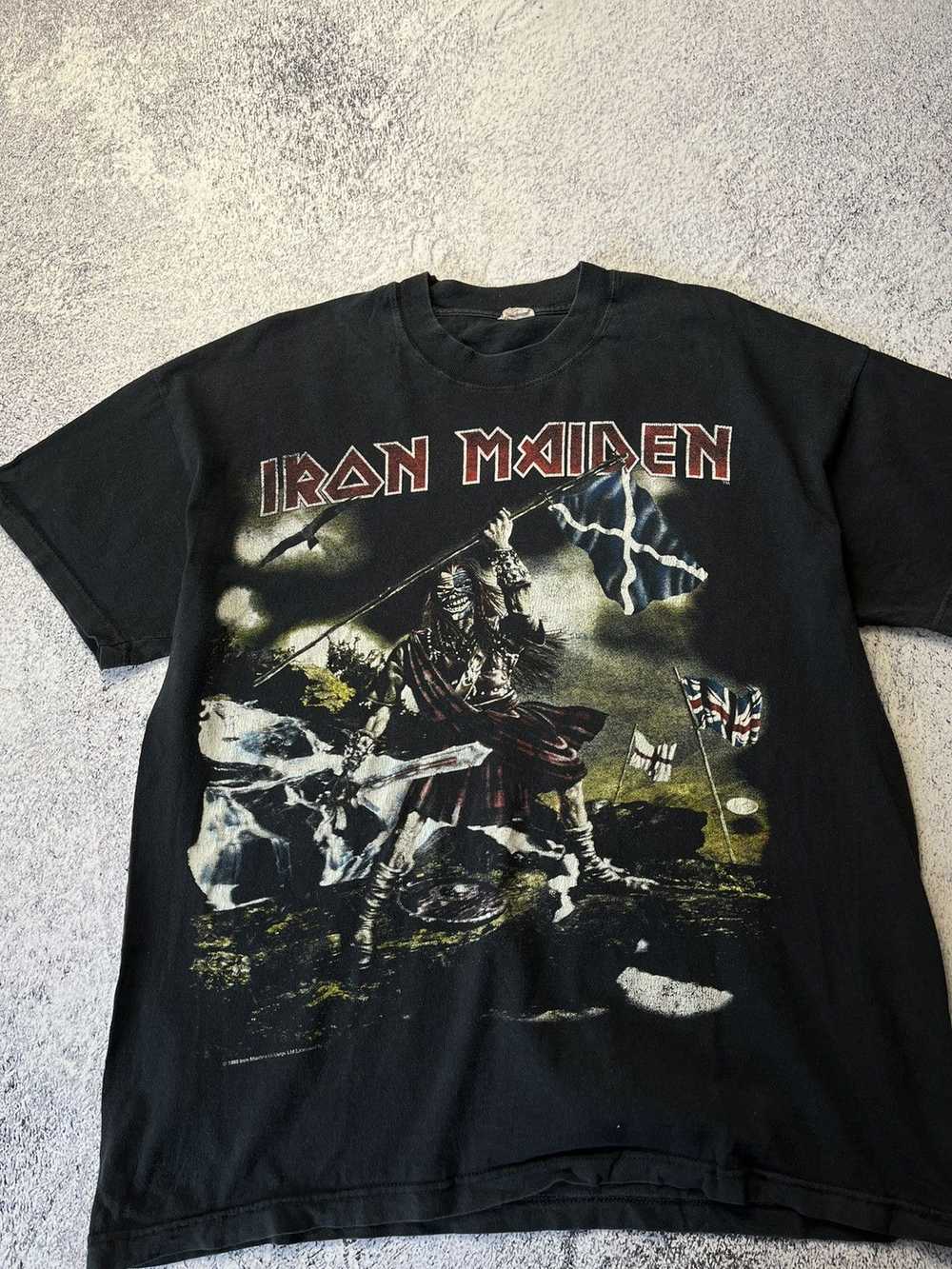 Band Tees × Iron Maiden × Vintage Rare Iron Maide… - image 8