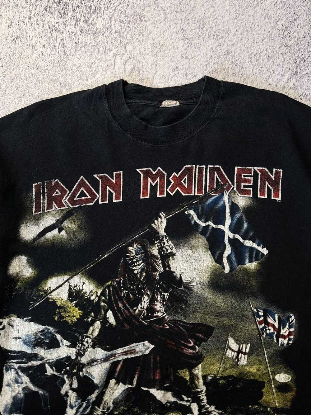 Band Tees × Iron Maiden × Vintage Rare Iron Maide… - image 9