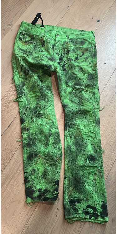 Vlone Vlone Bari Special Green scab splatter