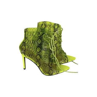 Cape Robbin Snakeskin Lolo Peep Toe Stiletto Heels