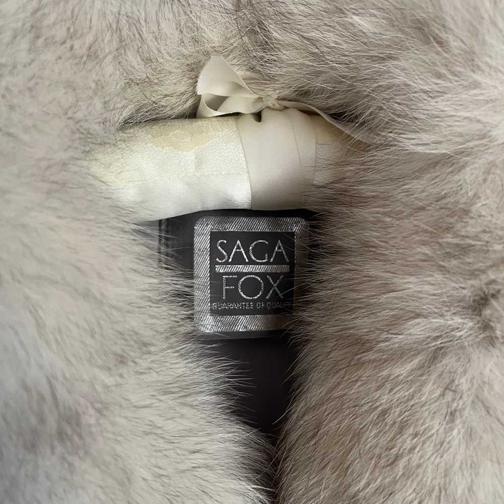 Saga Fox genuine fur coat - image 2