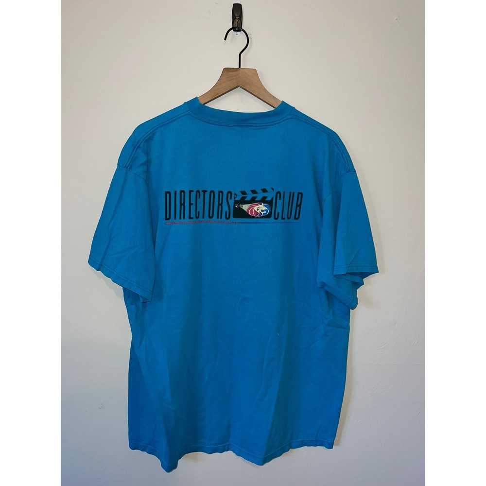 Vintage 90s MGM Grand Director's Club Blue Graphi… - image 1