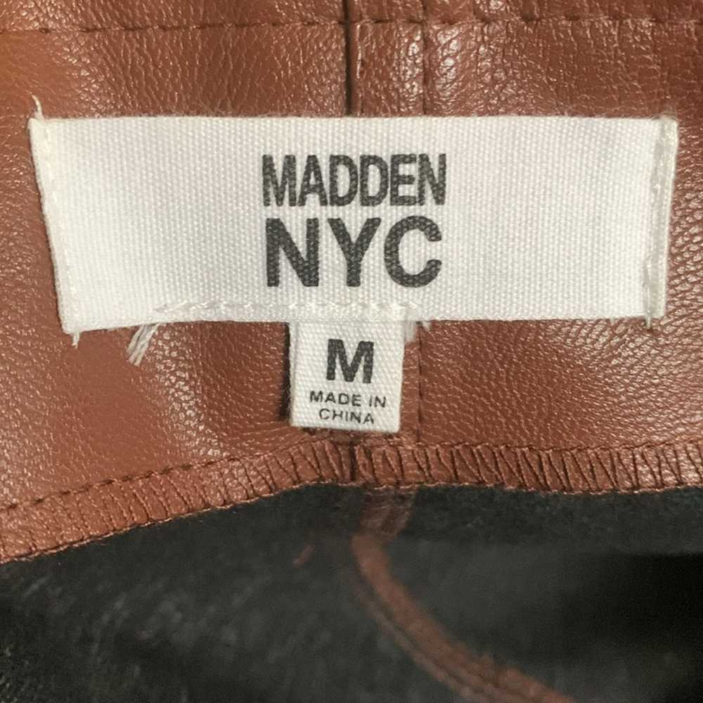 Madden Madden NYC Womens Medium Faux Leather Pape… - image 9