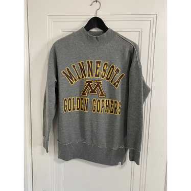 47 Brand Minnesota Gophers Gray Crewneck Sweatshi… - image 1