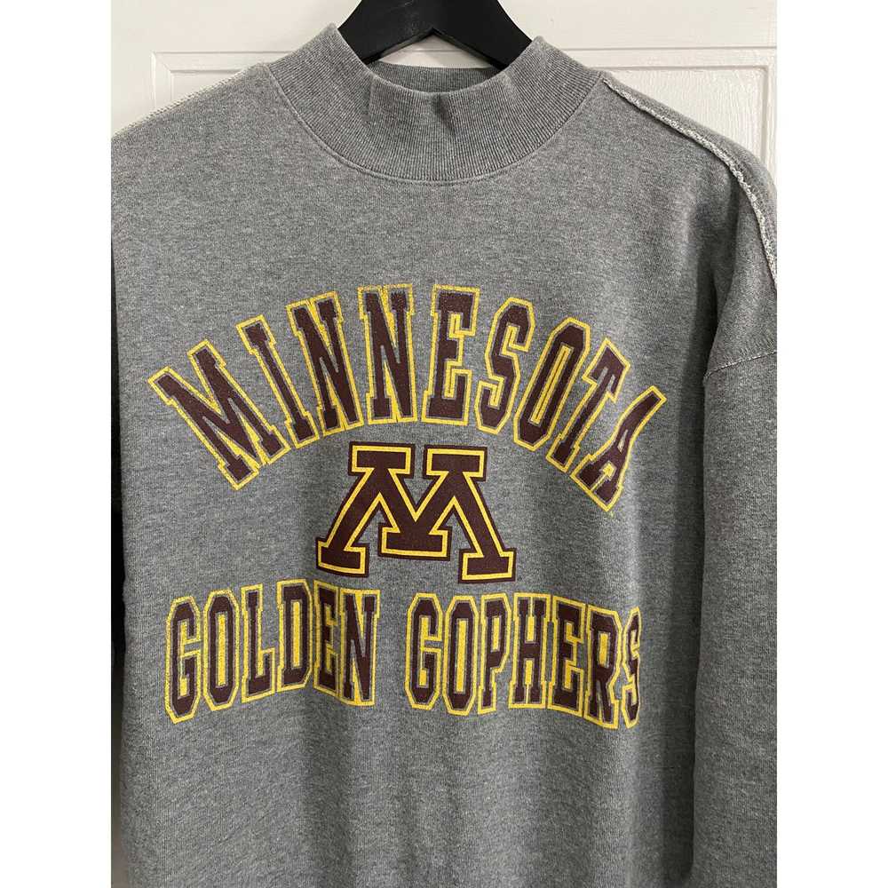 47 Brand Minnesota Gophers Gray Crewneck Sweatshi… - image 2