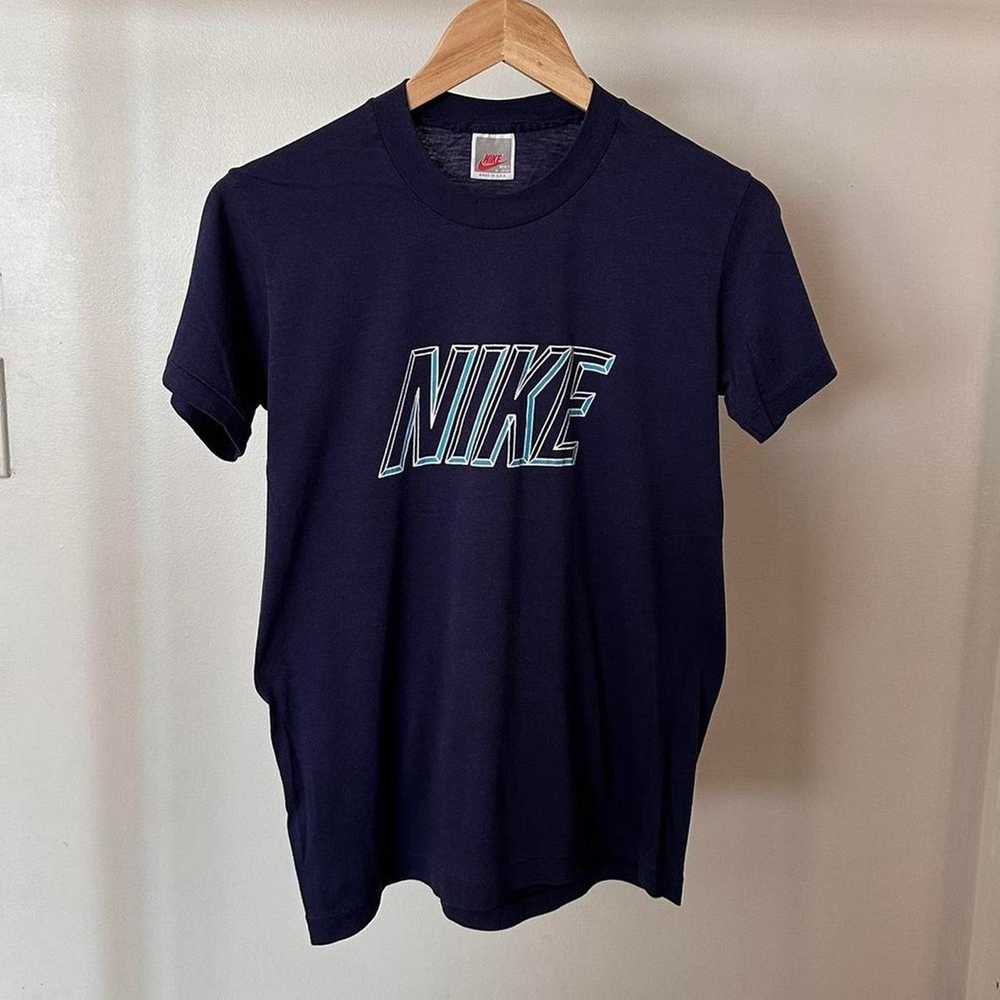 Made In Usa × Nike × Vintage Vintage 80s Nike Shi… - image 1