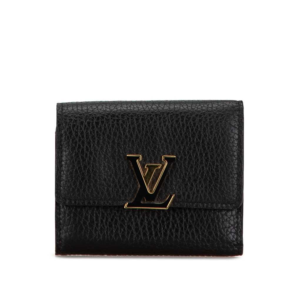 Black Louis Vuitton Taurillon Capucines XS Wallet - image 1