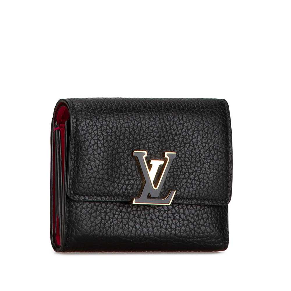 Black Louis Vuitton Taurillon Capucines XS Wallet - image 2