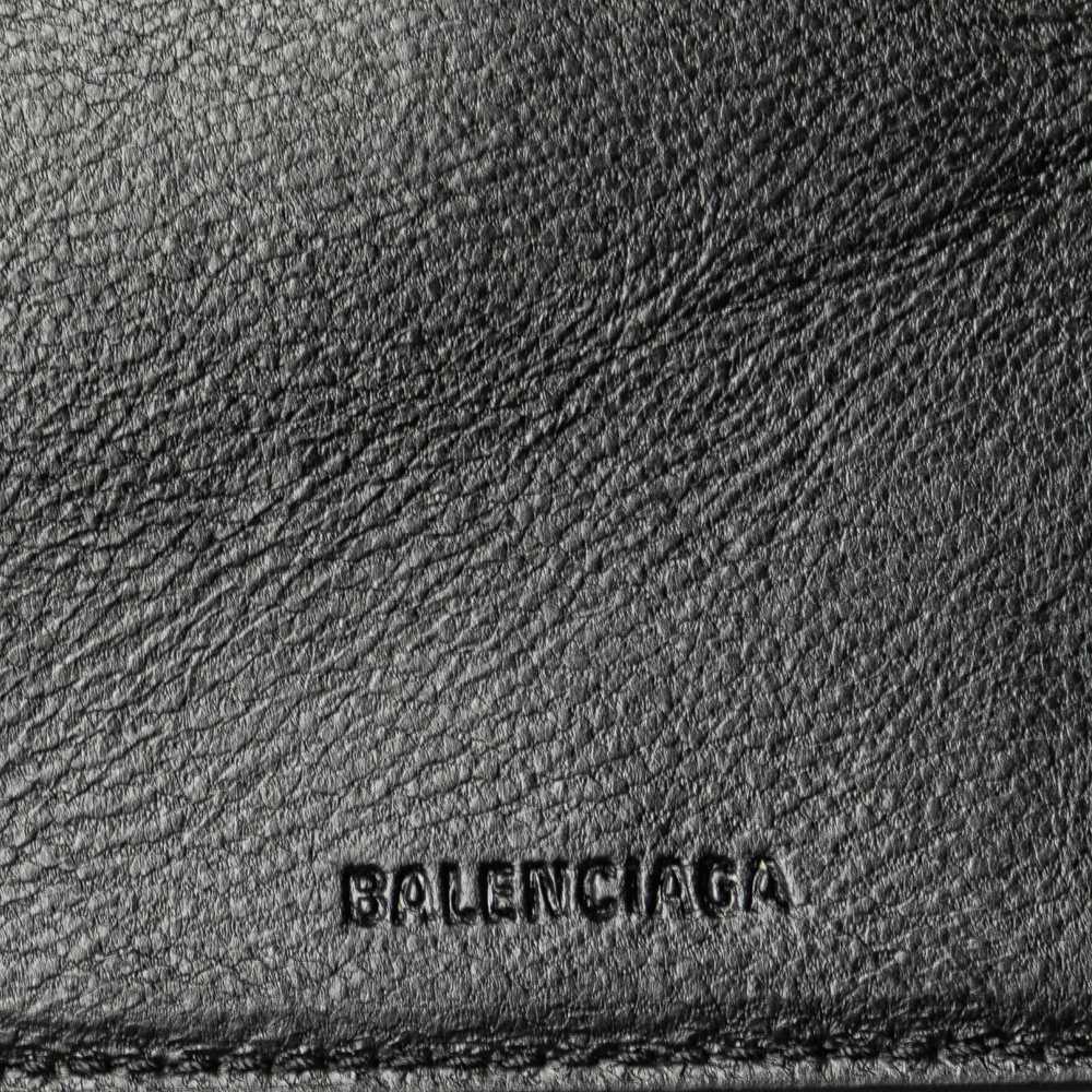 Black Balenciaga Leather Neo Classic Wallet - image 8