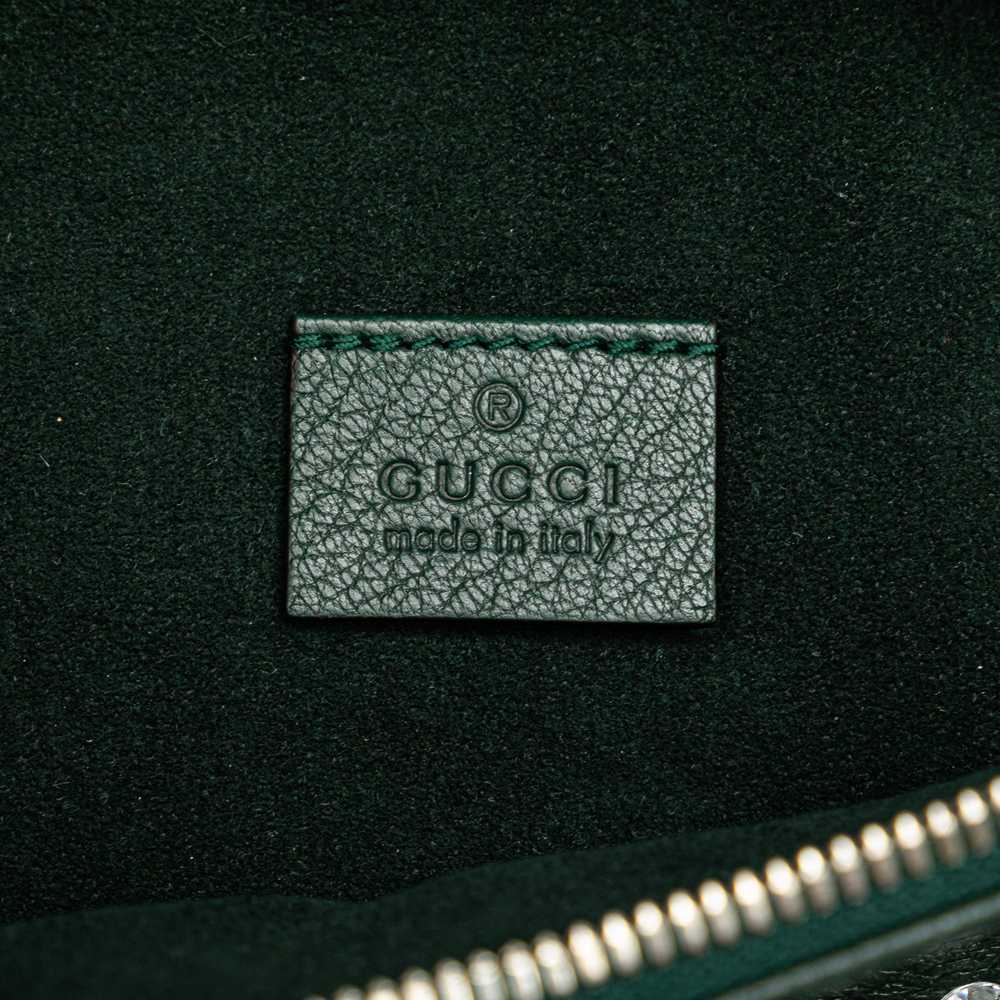 Green Gucci Crystal Embellished Web Belt Bag - image 6