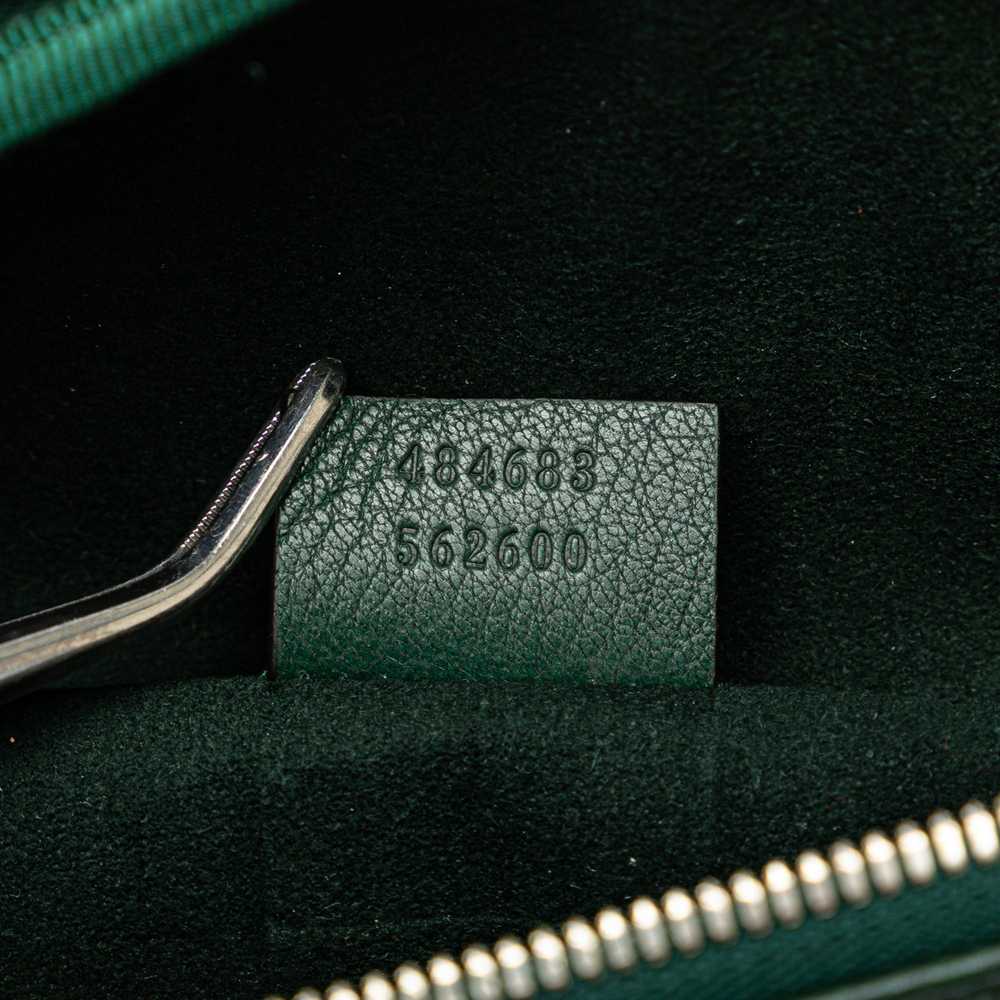 Green Gucci Crystal Embellished Web Belt Bag - image 7