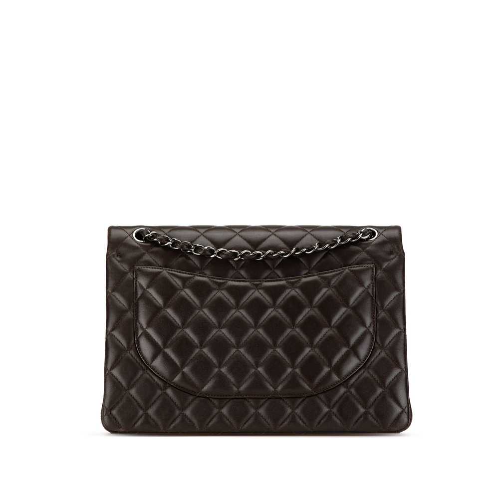 Black Chanel Maxi Classic Lambskin Double Flap Sh… - image 3