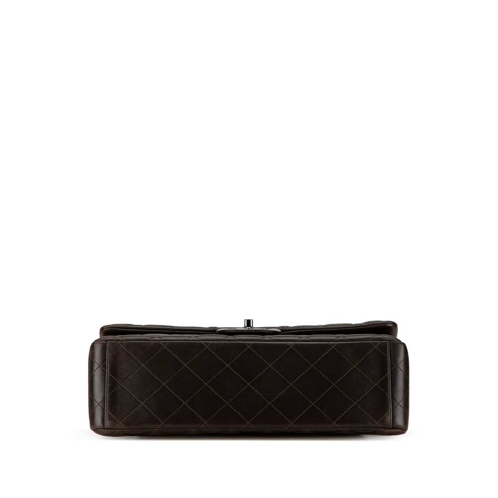 Black Chanel Maxi Classic Lambskin Double Flap Sh… - image 4