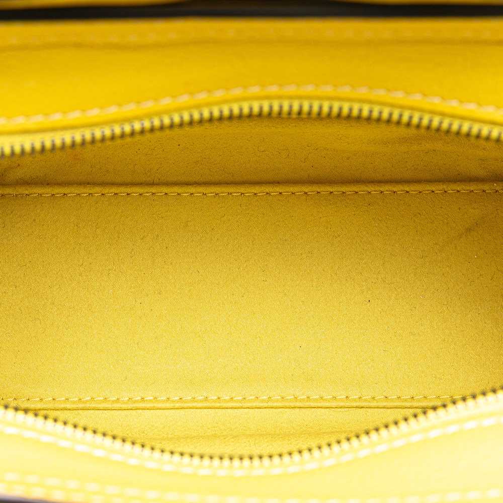 Yellow Celine Nano Luggage Tote Satchel - image 5