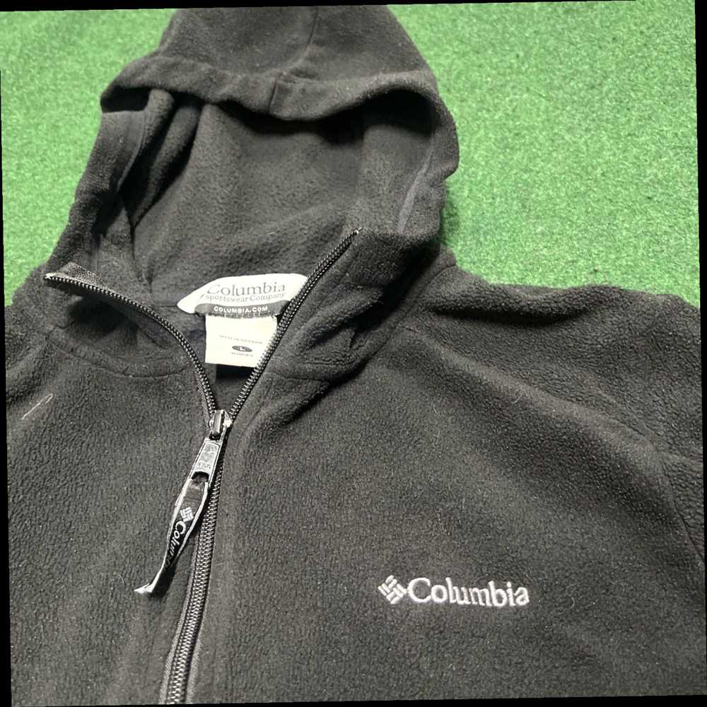 Vintage Columbia Hoodie Womens Large Black Hooded… - image 6