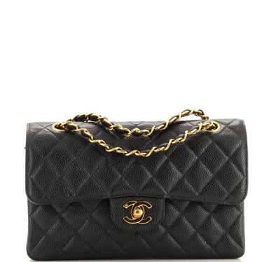 CHANEL Vintage Classic Double Flap Bag Quilted Ca… - image 1