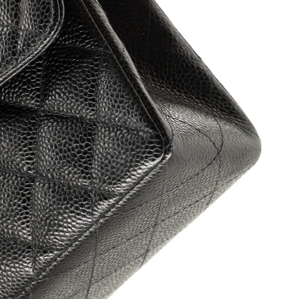 CHANEL Vintage Classic Double Flap Bag Quilted Ca… - image 8