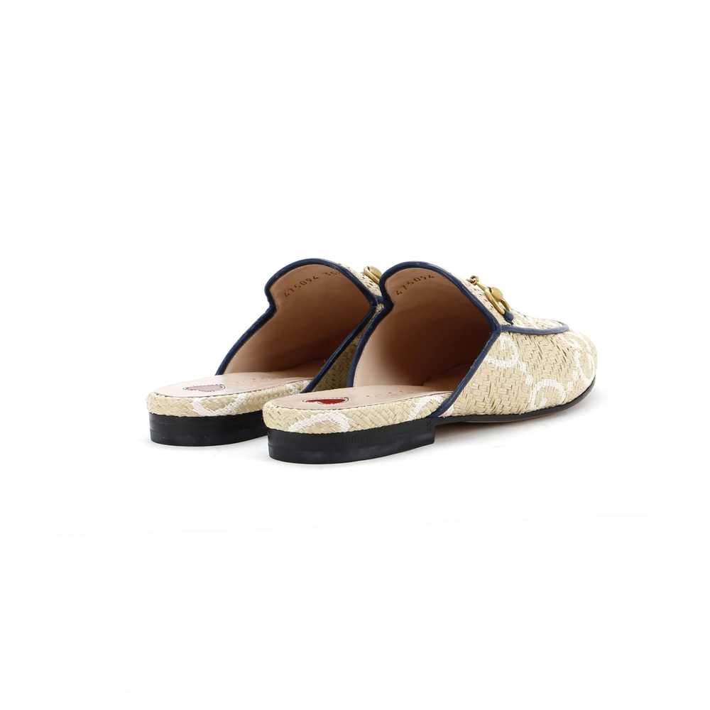 GUCCI Women's Princetown Mules Jumbo GG Raffia - image 3