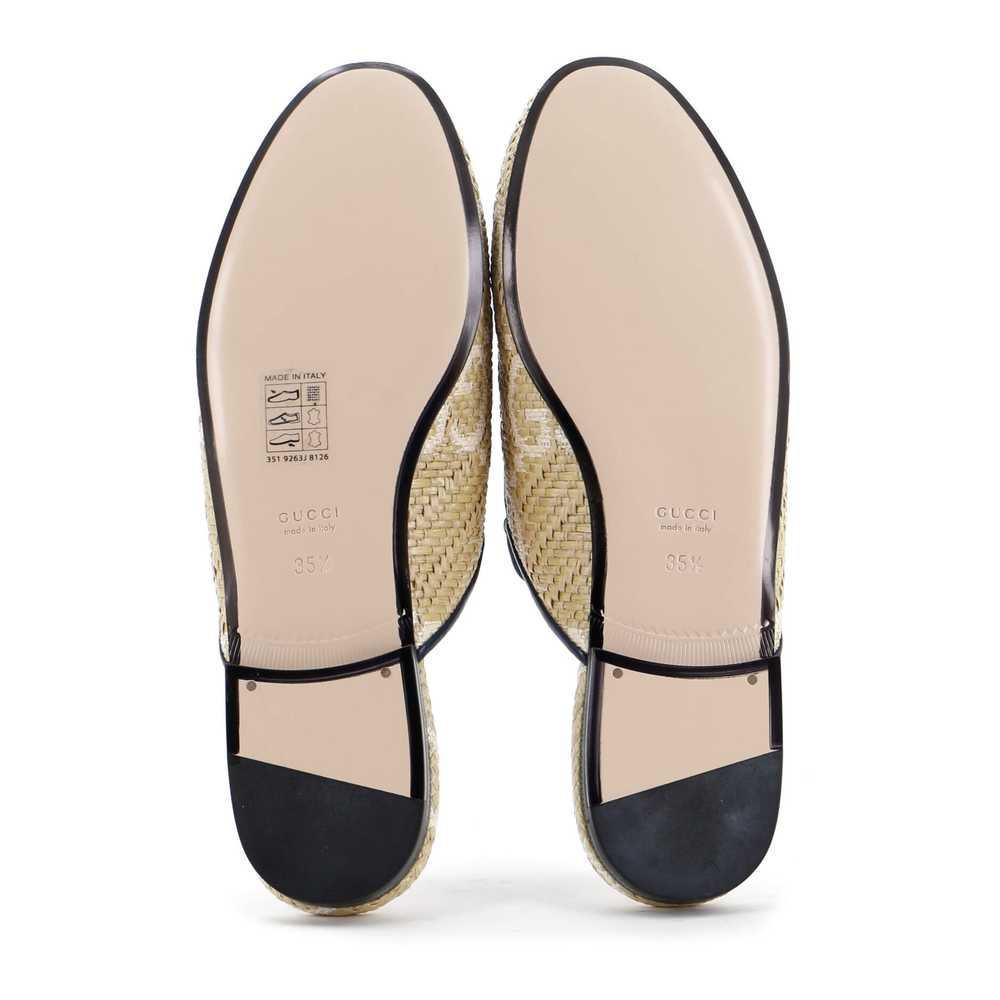 GUCCI Women's Princetown Mules Jumbo GG Raffia - image 4