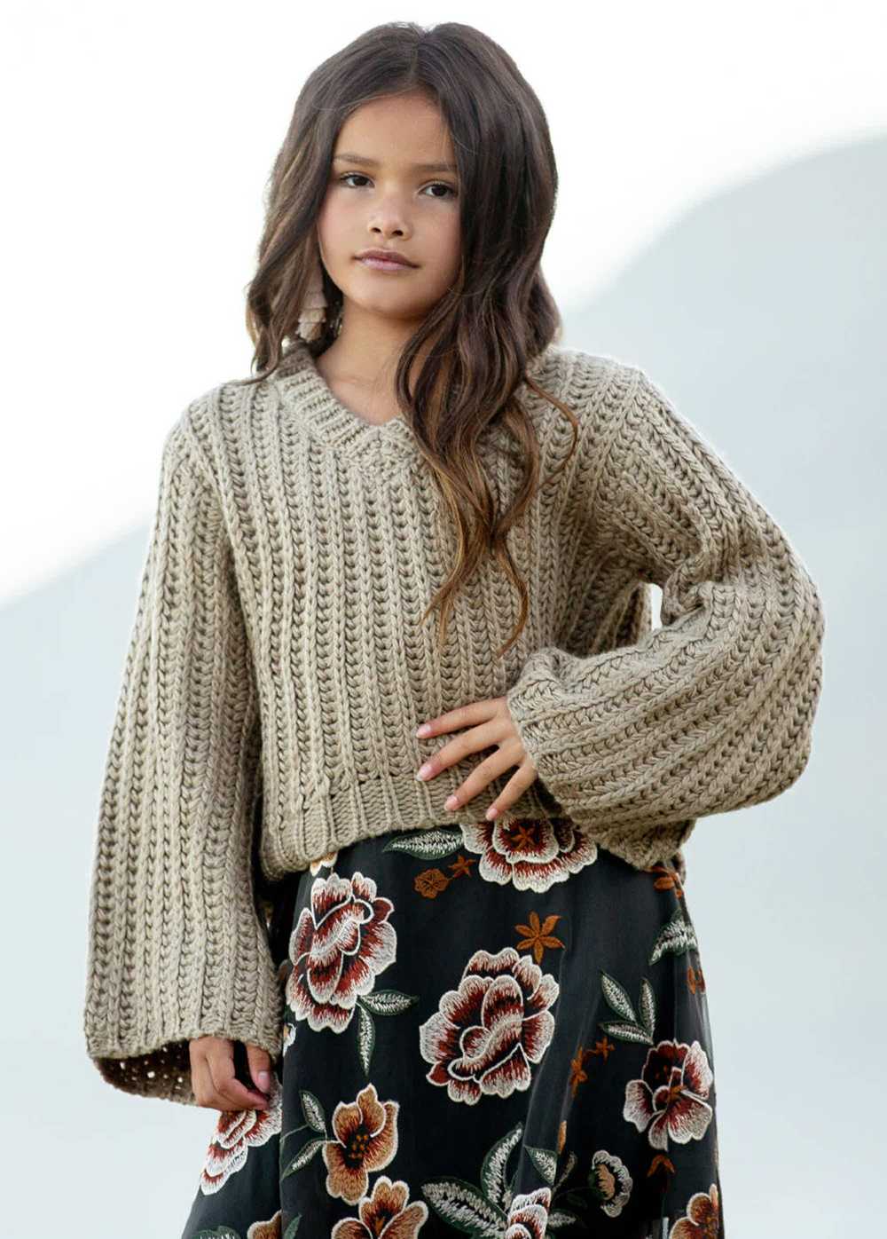 Joyfolie Emily Sweater in Dune - image 1