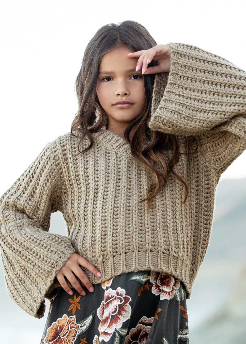 Joyfolie Emily Sweater in Dune - image 2