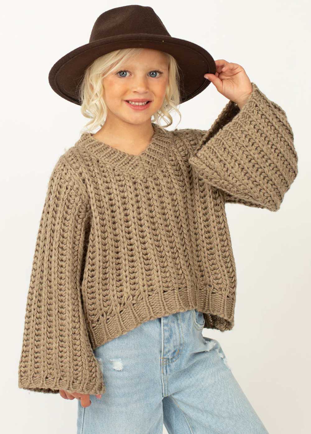 Joyfolie Emily Sweater in Dune - image 1