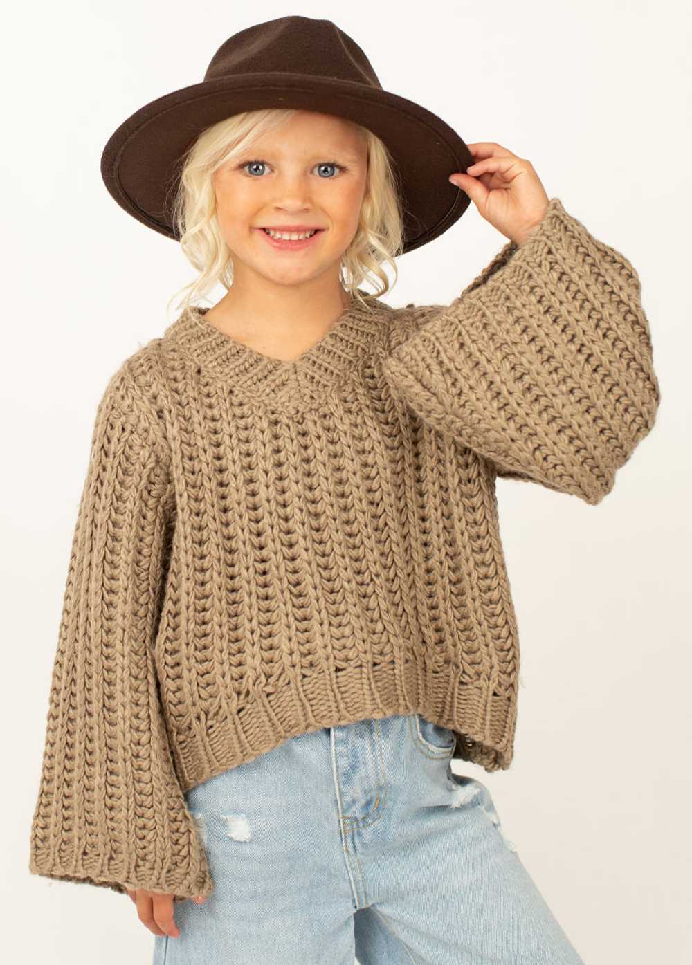 Joyfolie Emily Sweater in Dune - image 3