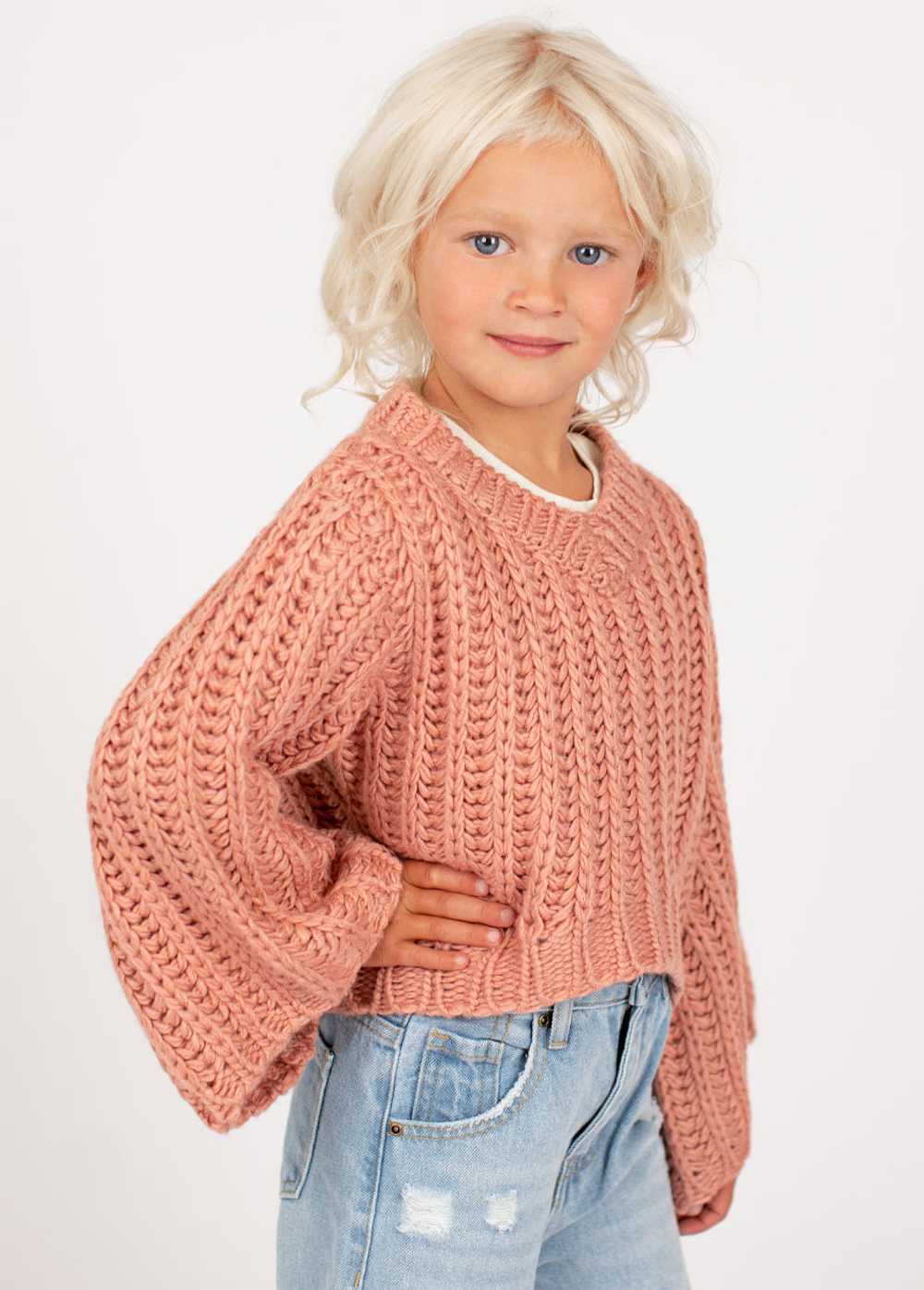 Joyfolie Emily Sweater in Ashe Rose - image 3