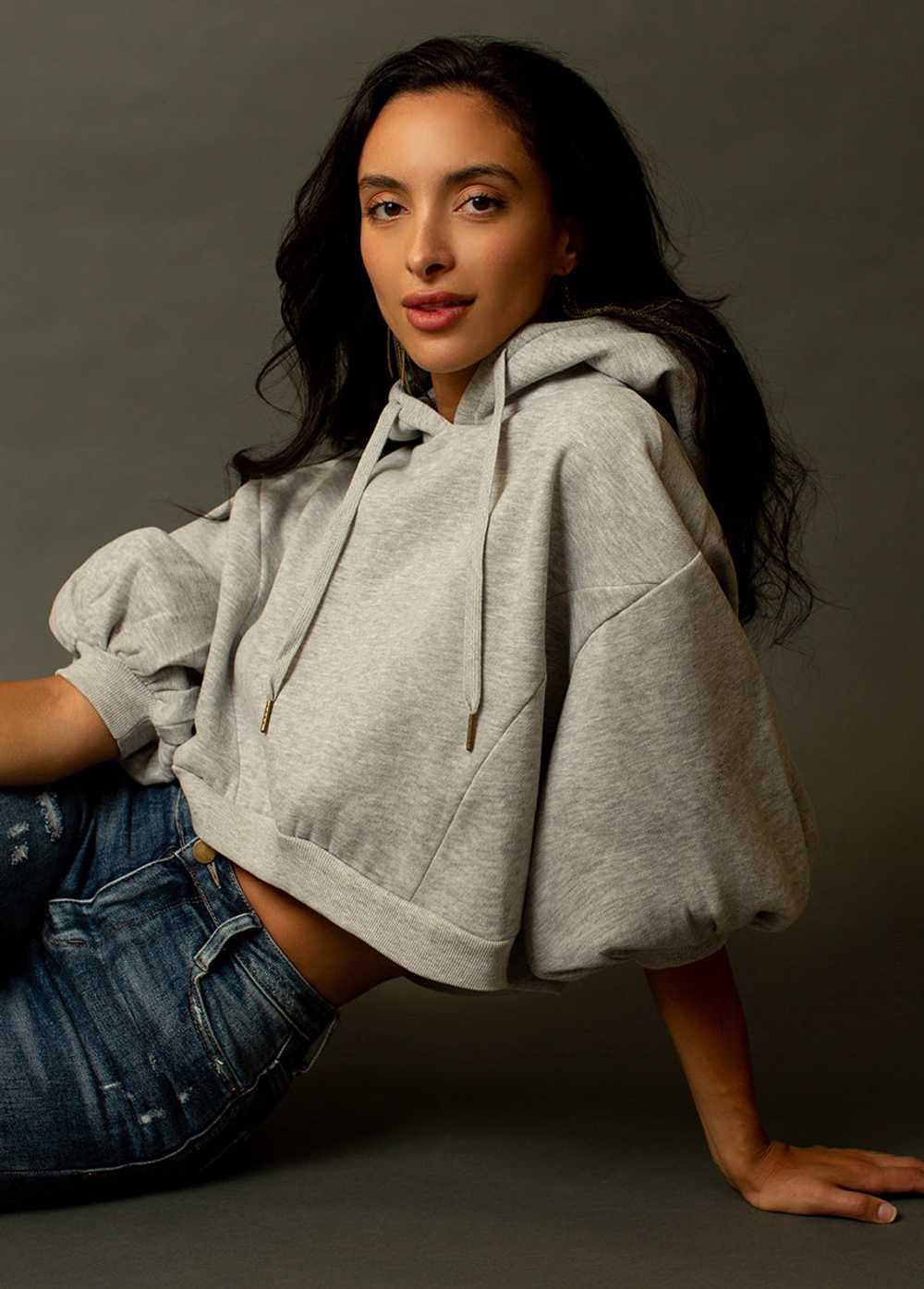 Joyfolie Matyson Hoodie in Heather Gray - image 5