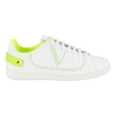 Valentino Garavani Backnet leather trainers - image 1