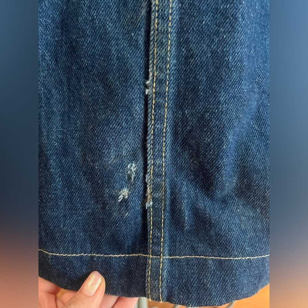 Vtg 90s Denim Oversized Long Grunge Utility Minim… - image 12