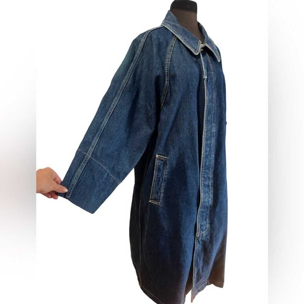 Vtg 90s Denim Oversized Long Grunge Utility Minim… - image 4