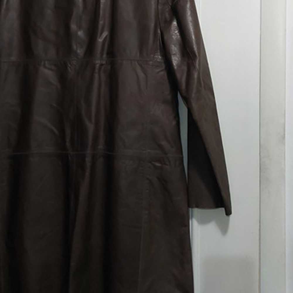 Banana Republic Leather Coat - image 5