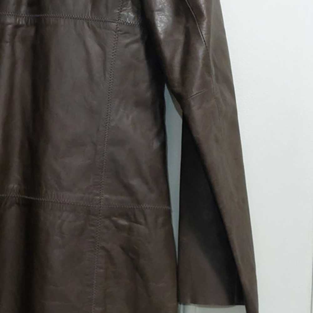 Banana Republic Leather Coat - image 7