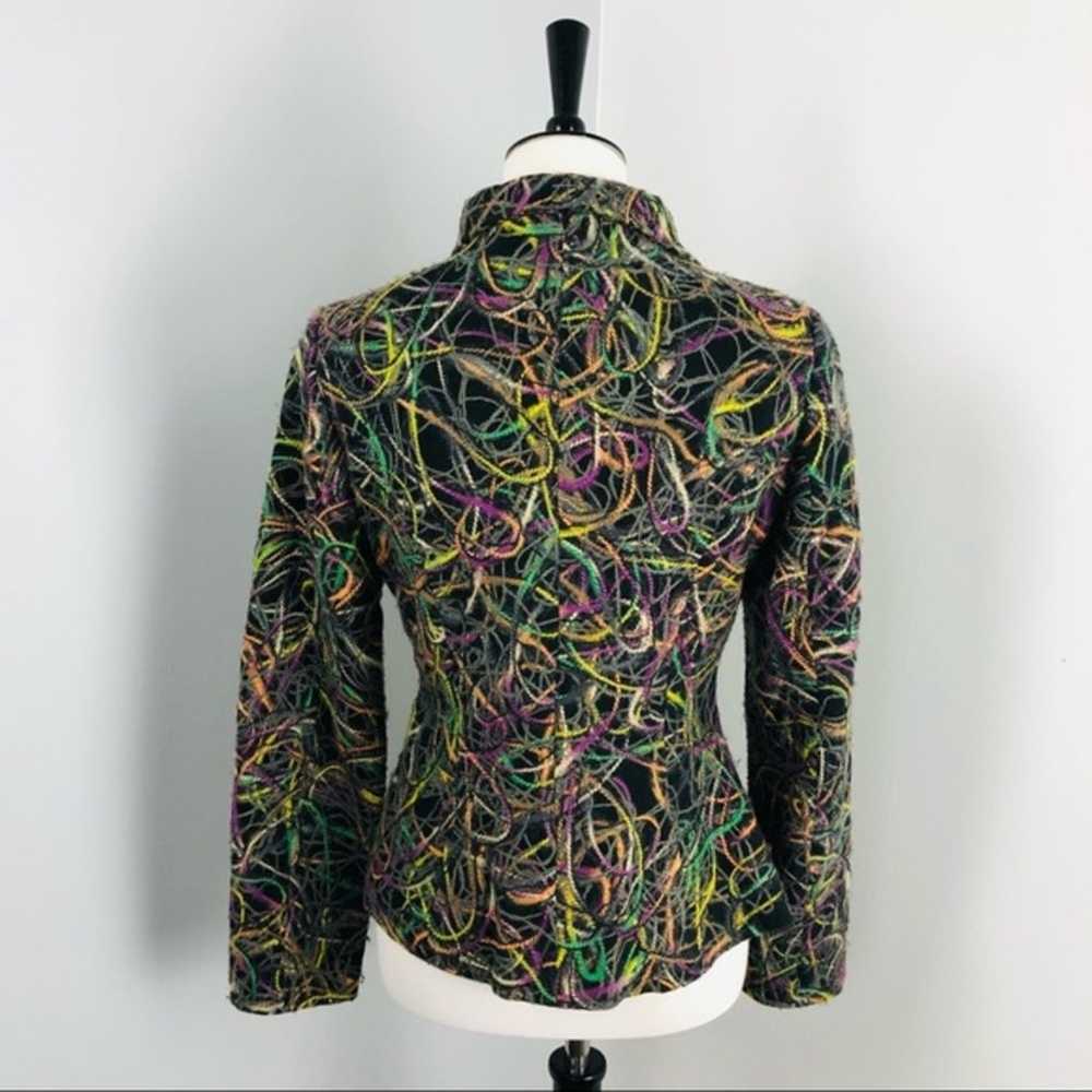 ECRU by Florence Korn Multicolored Fitted Jacket … - image 3