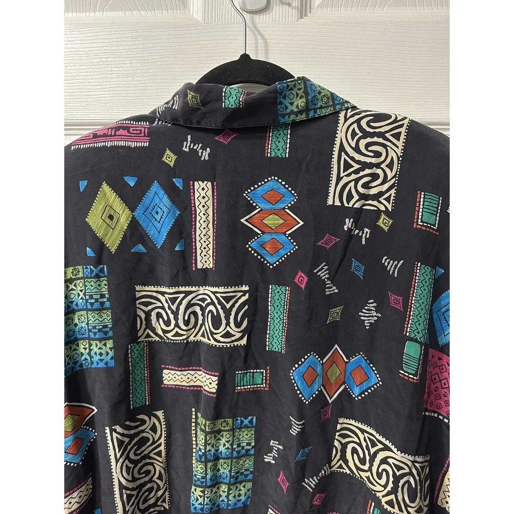 Vintage Alfred Dunner Jacket Womens 14 Multicolor… - image 7