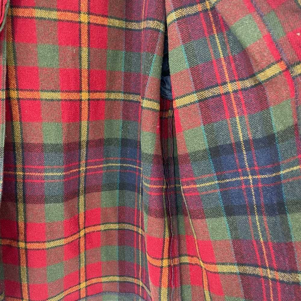 Eddie Bauer Jacket Womens large Red Blue Tartan P… - image 2