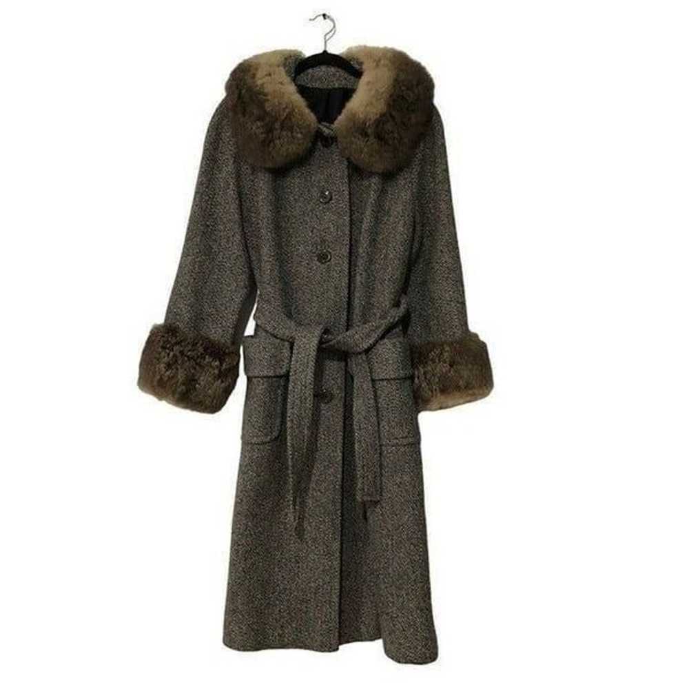 Vintage Saks Fifth Avenue Tweed Coat Union Made S… - image 2