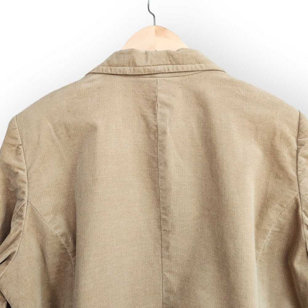 Y2K Old Navy Camel Tan Corduroy One Button Blazer… - image 7