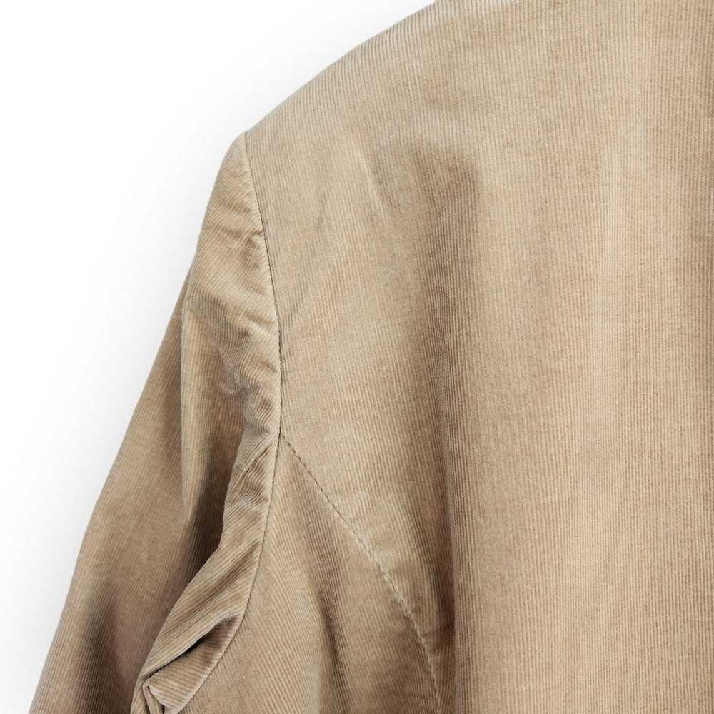 Y2K Old Navy Camel Tan Corduroy One Button Blazer… - image 8