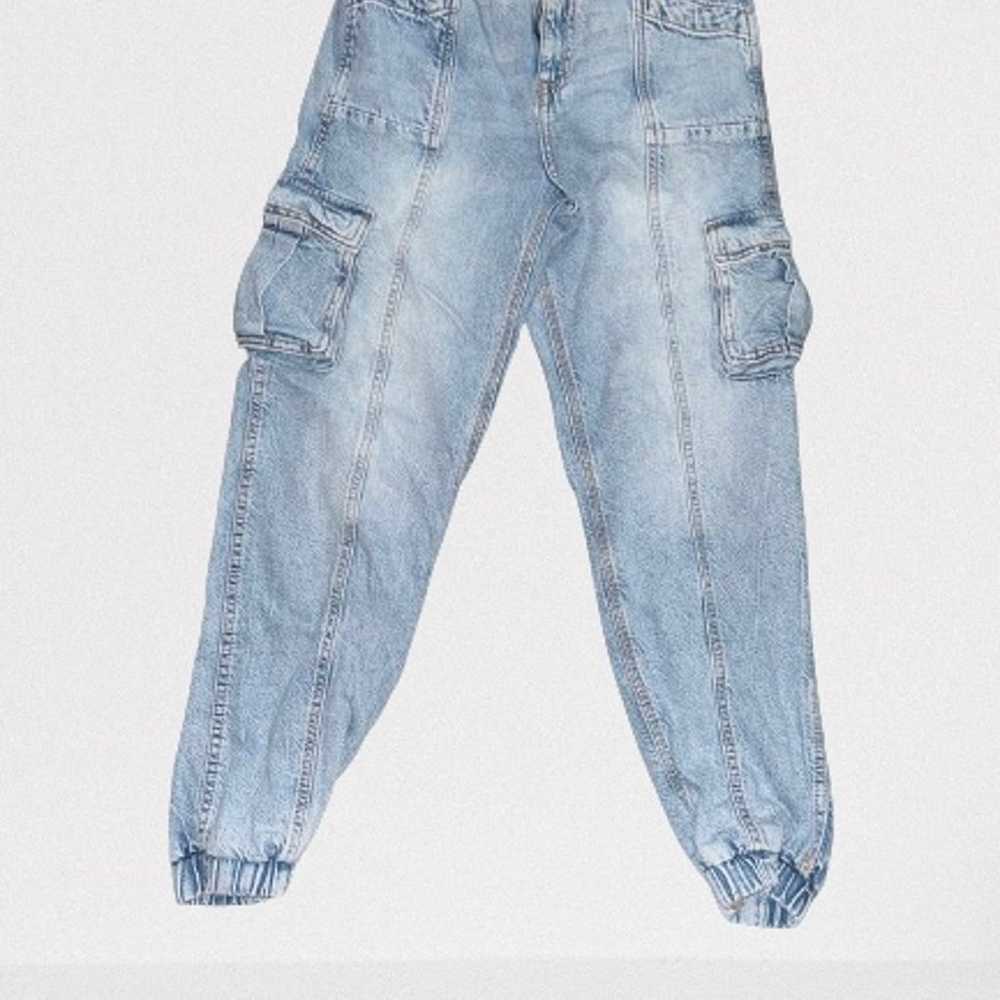 Aeropostale- 90s Super High-Rise Baggy Denim Carg… - image 10