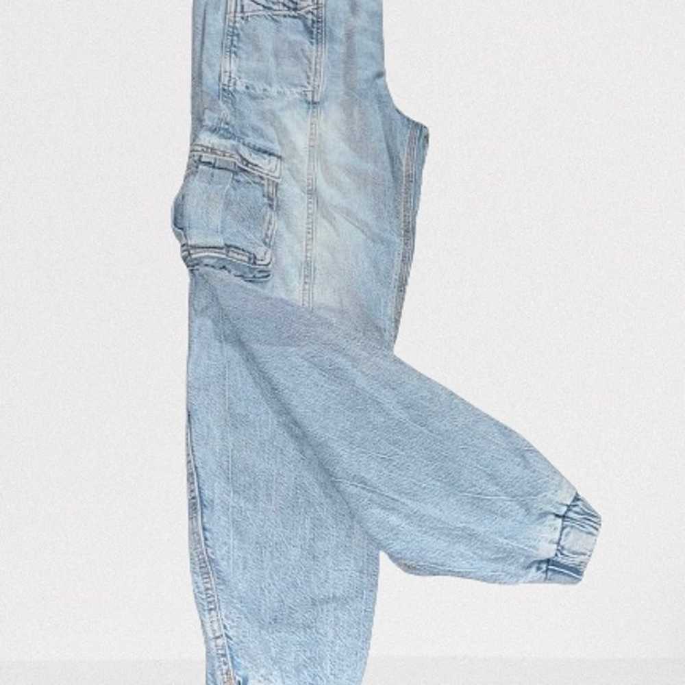 Aeropostale- 90s Super High-Rise Baggy Denim Carg… - image 9