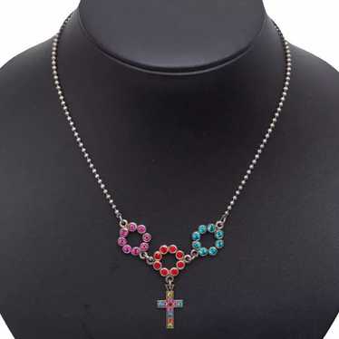 アクセサリー Jean Paul GAULTIER Cross Necklace Jean Paul Gaultier 90S Sample 1/1 XXL Silver 5 Crucifix