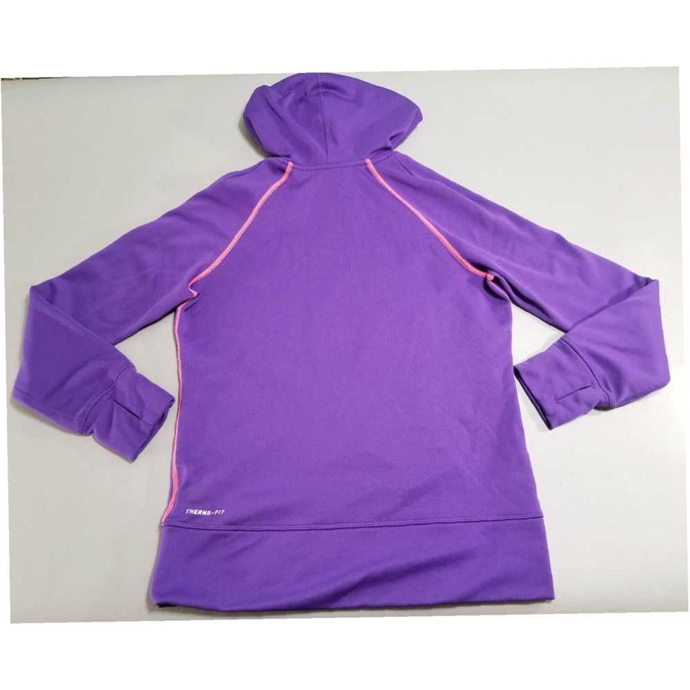 Nike Womens Purple Striped Therma Fit Athletic Pu… - image 6