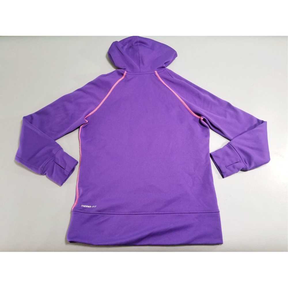 Nike Womens Purple Striped Therma Fit Athletic Pu… - image 7