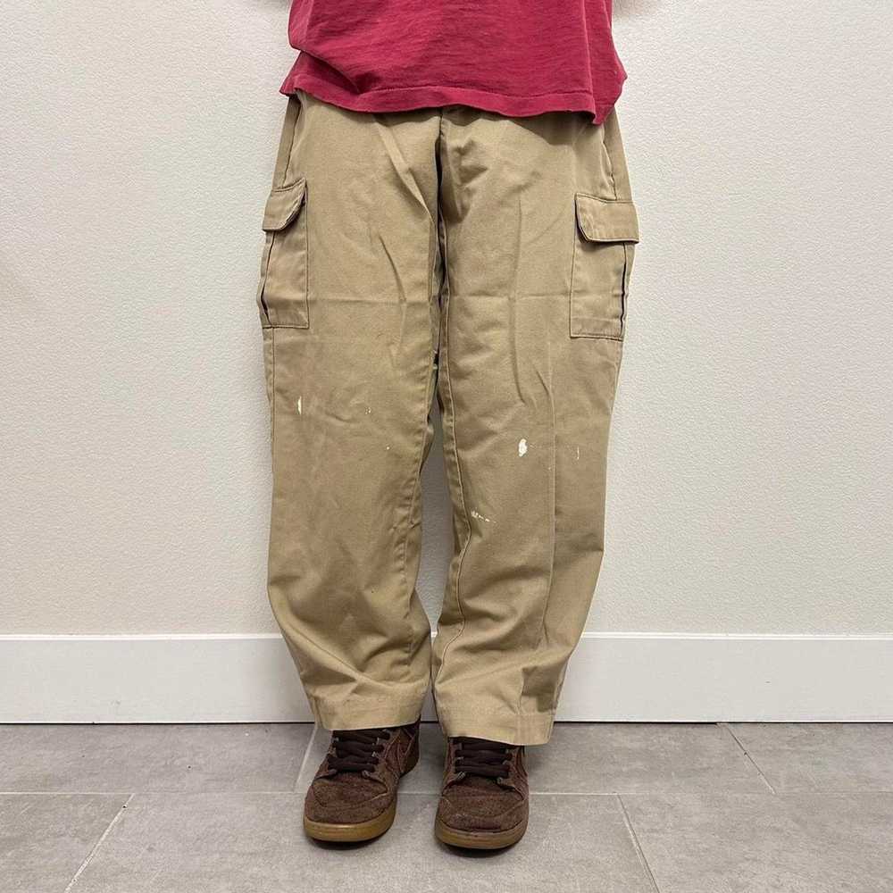 Reclaimed Baggy rep kap tan cargo pants - image 2