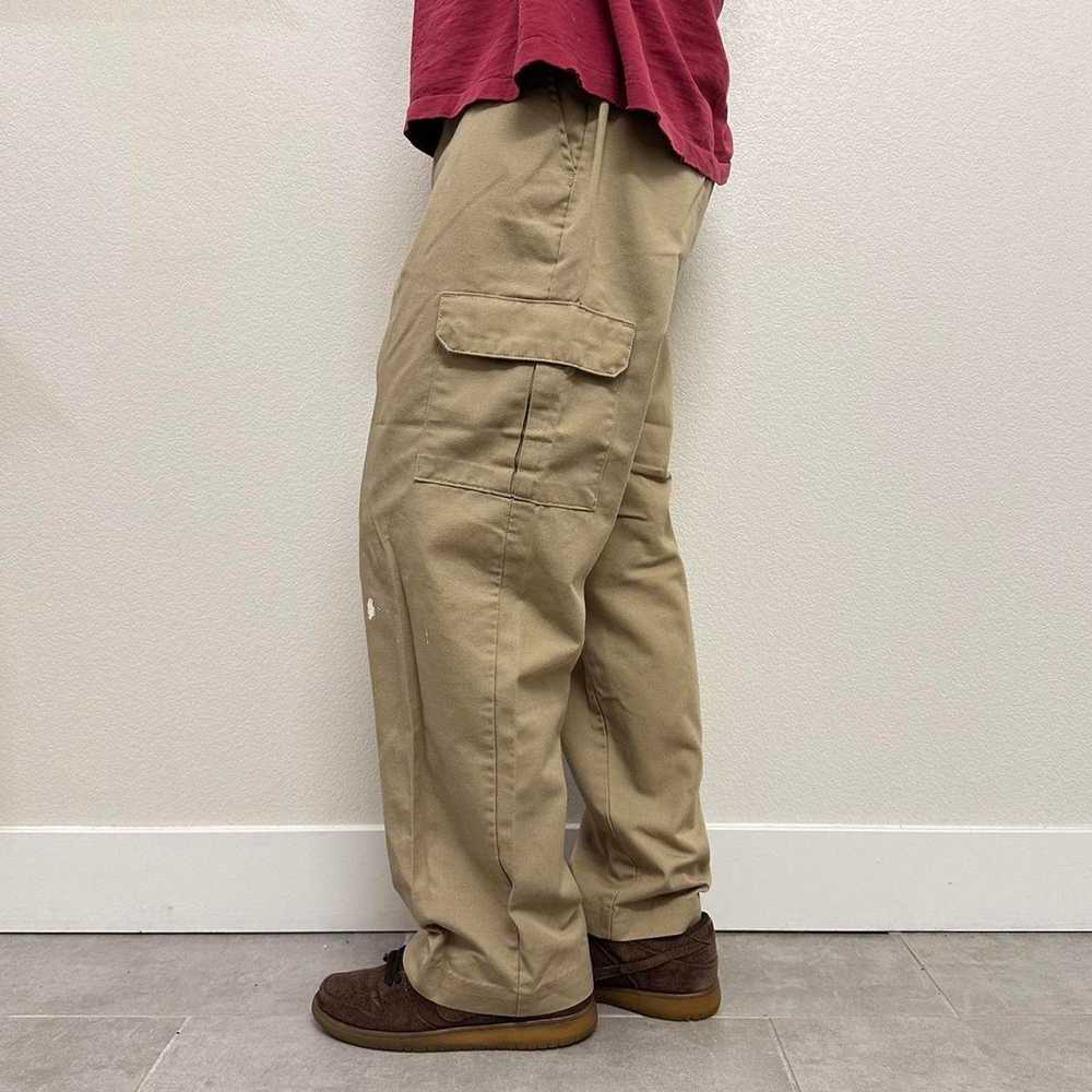 Reclaimed Baggy rep kap tan cargo pants - image 3